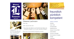 Desktop Screenshot of glaserei-lachmann.de